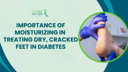 Importance of Moisturizing in Treating Dry, Cracked Feet in Diabetes