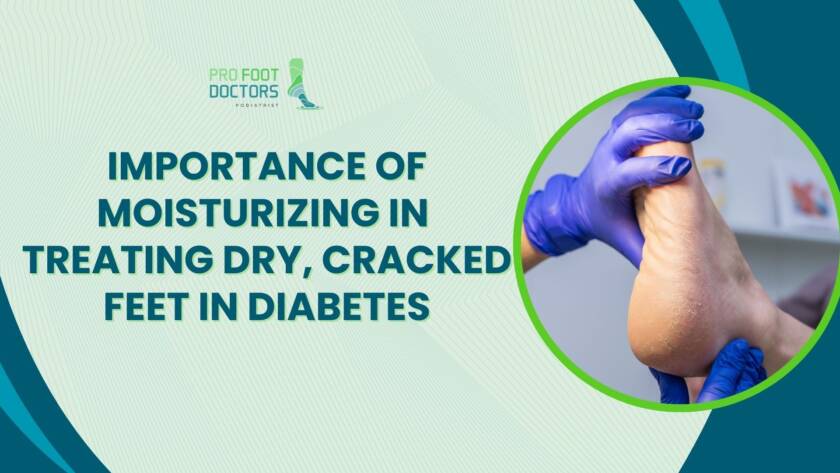 Importance of Moisturizing in Treating Dry, Cracked Feet in Diabetes