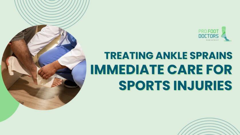 Treating Ankle Sprains Immediate Care for Sports Injuries